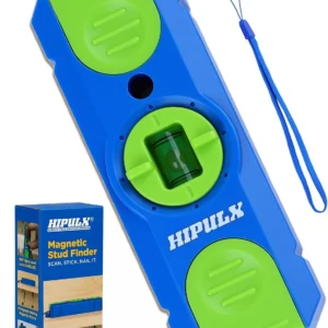 Magnetic Stud Finder with 360° Level - Professional Grade Wall Scanner with Extr
