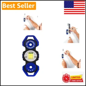 Compact Magnetic Stud Finder with Built-in Level - Effortless Home Improvement